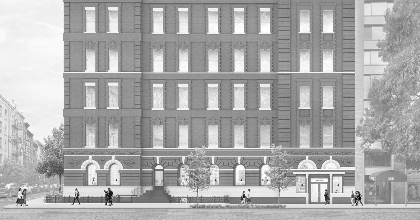 A rendering of the full front of the building at 380 Columbus Avenue