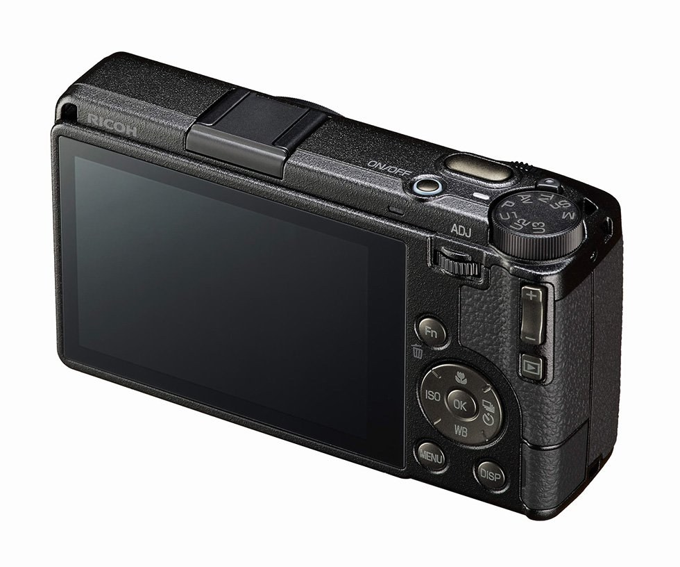 The back of the Ricoh GR IV 30th Anniversary Edition showing its screen and rear controls